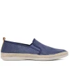 Alpargatas Lobo para hombre azules marino perforadas