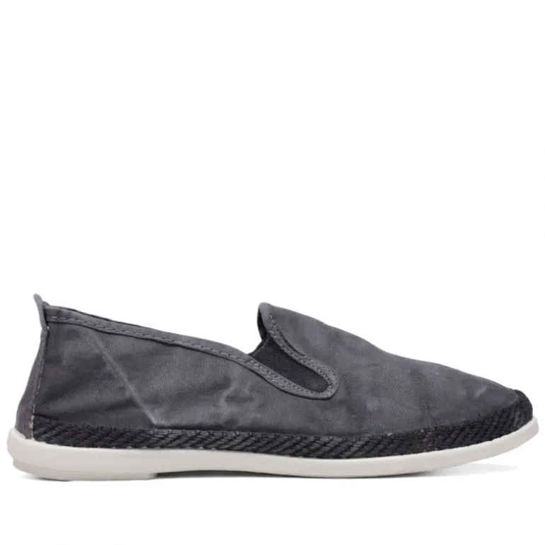 Alpargatas Lobo para hombre en color gris oscuro