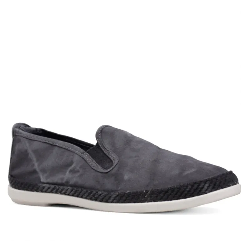Alpargatas Lobo para hombre en color gris oscuro