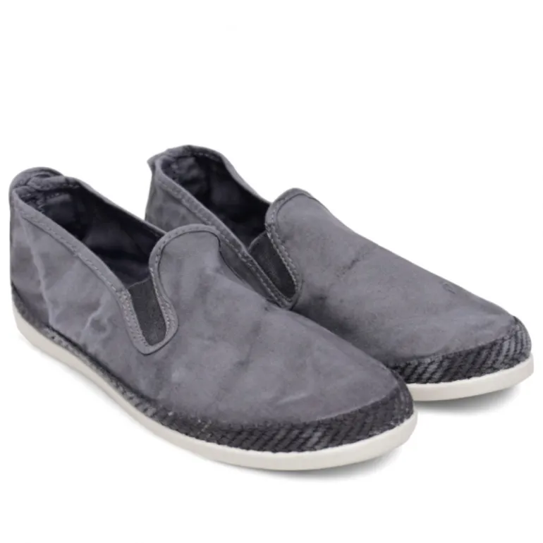 Alpargatas Lobo para hombre en color gris oscuro