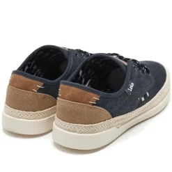 Alpargatas Lois yute textil con cordones marino denim