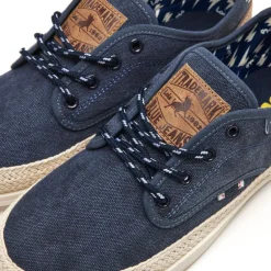 Alpargatas Lois yute textil con cordones marino denim