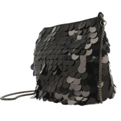 Bolso Gioseppo estilo bombonera con maxi lentejuelas beerzel