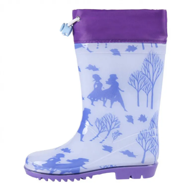 Botas agua Cerda frozen II azules con Elsa y Anna