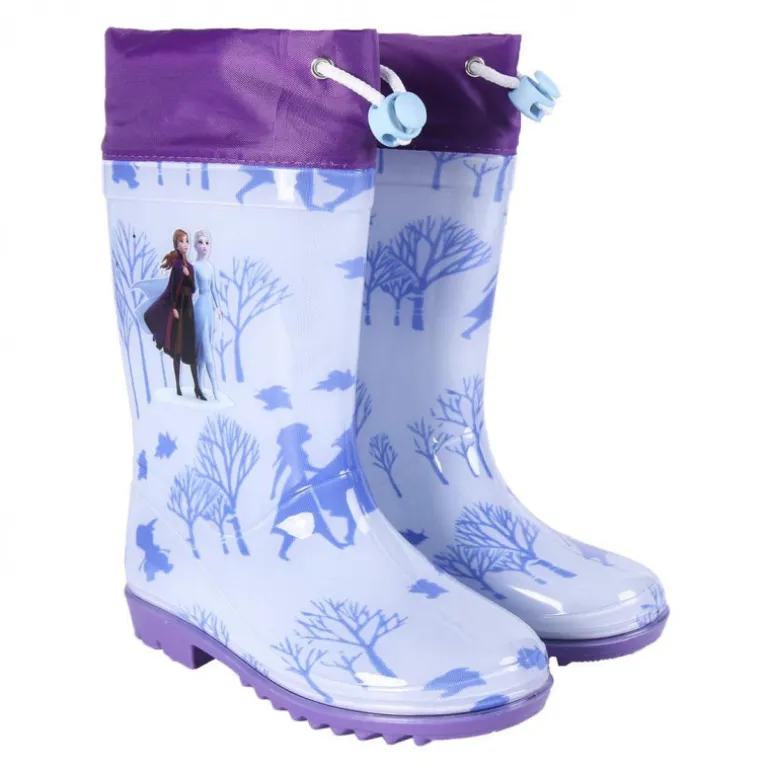 Botas agua Cerda frozen II azules con Elsa y Anna