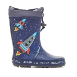 Botas agua espacial con cohetes
