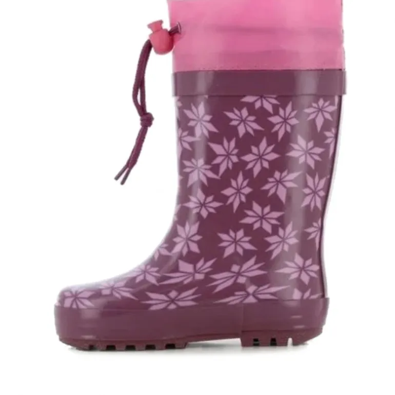 Botas agua Leomil lilas de frozen con Elsa