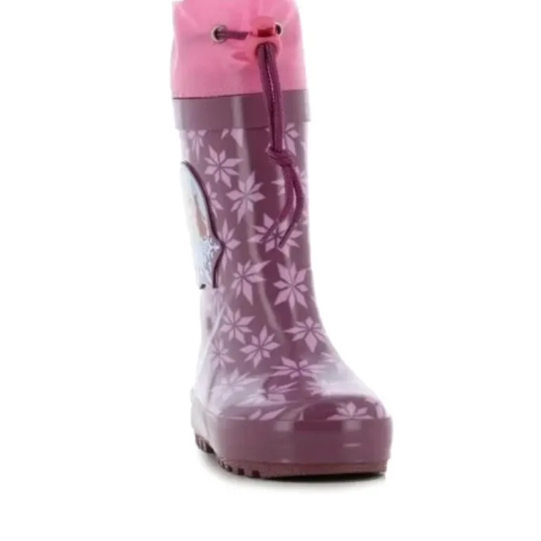 Botas agua Leomil lilas de frozen con Elsa