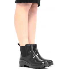 Botas agua Owel de caña baja negras