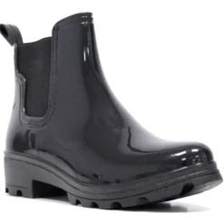 Botas agua Owel de caña baja negras
