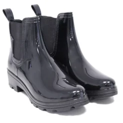 Botas agua Owel de caña baja negras