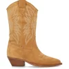 Botas Alpe western marrones de piel