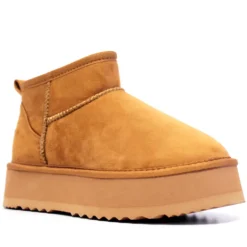 Botas australianas bajas color marrón anaranjado con pelo interior