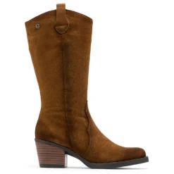 BOTAS COWBOY DE PIEL CUERO CON CREMALLERA HILDA PORRONET