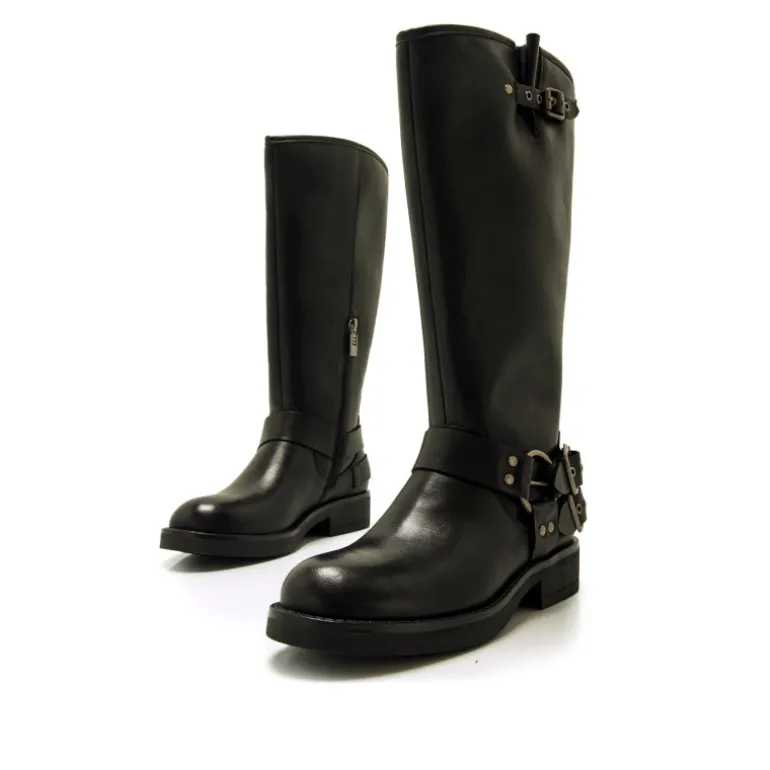 BOTAS DE MUJER MUSTANG BRUNA NEGRO 59839 58232