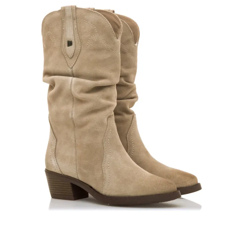 BOTAS DE MUJER MUSTANG TEO BEIGE 53894 59458