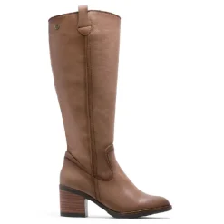 BOTAS DE PIEL TAUPE CON CREMALLERA JEMMA PORRONET