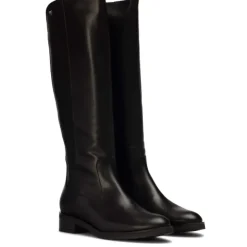 Botas planas Wonders rocío negras
