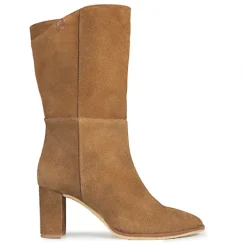 Botas tacón Popa Agatha cuero serraje