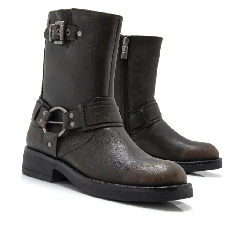 BOTINES DE MUJER MUSTANG BRUNA MARRON 59833 58226