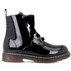 Botines Garvalin negras con charol para niña