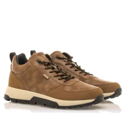 Botines Maria Mare 84452 fonix marrones con detalles en ante