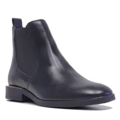 Botines planos Redlove vivienne negros de piel