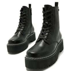 Botines plataforma Mustang stormy estilo militar