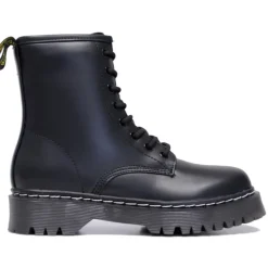 Botines plataforma negras con ligera plataforma