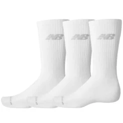 Calcetines New Balance blancos crew pack 3