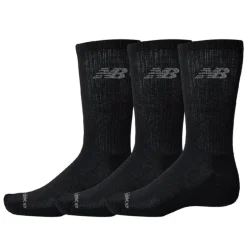 Calcetines New Balance negros crew pack 3