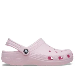 Chanclas Crocs classic u pink milk para mujer