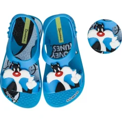 CHANCLAS DE BEBé IPANEMA LOONEY TUNES BABY BLUE/BLUE/WHITE