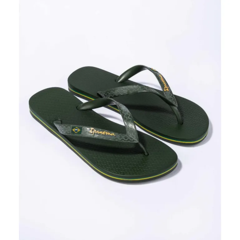 CHANCLAS DE HOMBRE IPANEMA CLAS BRASIL II AD GREEN/GREEN
