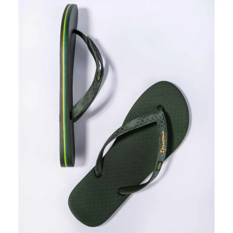 CHANCLAS DE HOMBRE IPANEMA CLAS BRASIL II AD GREEN/GREEN