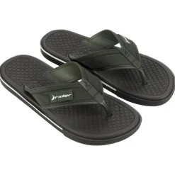 CHANCLAS DE HOMBRE RIDER SPIN THONG AD BLACK/BLACK/WHITE