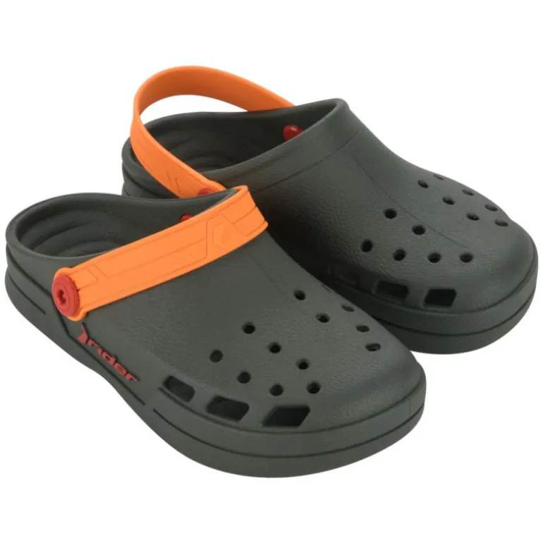 CHANCLAS DE HOMBRE RIDER FIT BABUCH KIDS GREEN/ORANGE