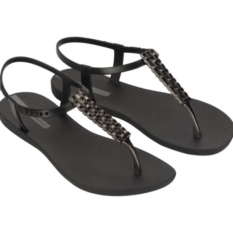 CHANCLAS DE MUJER IPANEMA CLASS MODERN CRAFT SANDAL FEM BLACK/SILVER