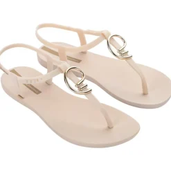 CHANCLAS DE MUJER IPANEMA CLASS STYLISH SANDAL FEM BEIGE DORADO