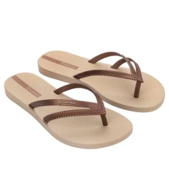 CHANCLAS DE MUJER IPANEMA BOSSA FEM BEIGE/COPPER