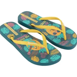 CHANCLAS DE MUJER IPANEMA + MR WONDERFUL IV FEM BLUE/YELLOW