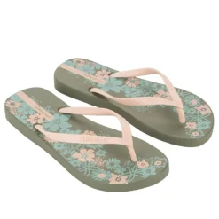 CHANCLAS DE MUJER IPANEMA CLASSICA HAPPY XII FEM GREEN/BEIGE