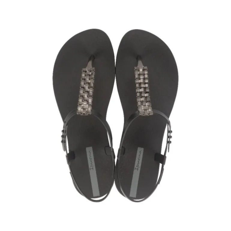 CHANCLAS DE MUJER IPANEMA CLASS MODERN CRAFT SANDAL FEM BLACK/SILVER