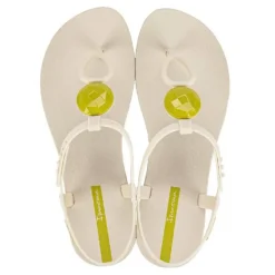 CHANCLAS DE MUJER IPANEMA CLASS PARTY SANDAL FEM BEIGE/GREEN