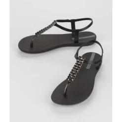 CHANCLAS DE MUJER IPANEMA CLASS MODERN CRAFT SANDAL FEM BLACK/SILVER