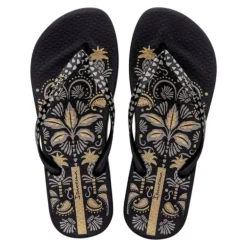 CHANCLAS DE UNISEX IPANEMA ANAT NATURE VIII FEM BLACK/BLACK/GOLD