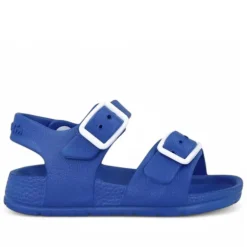 chanclas Garvalin 252850 azules con hebilla ajustable y cierre con botón