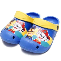 chanclas Leomil de la Patrulla Canina - Chase y Marshall en Azul y Amarillo