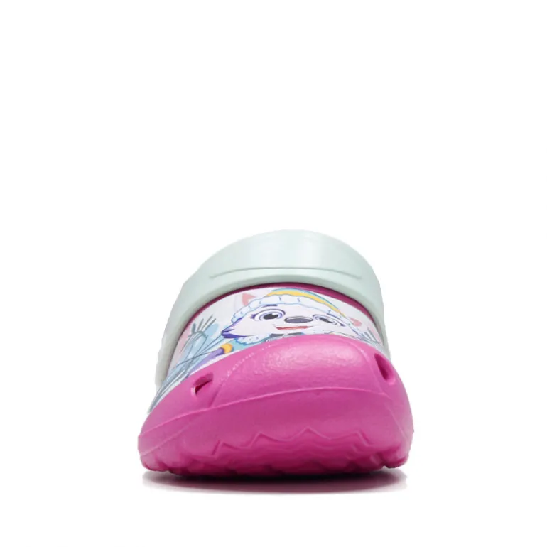 Chanclas Leomil de la Patrulla Canina - Everest y Skye en Rosa y Verde