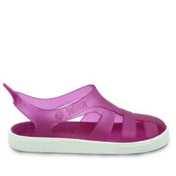 Chanclas Pablosky rosas con contraste de suela blanca